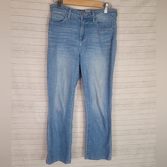 L'AGENCE NADIA HIGH RISE STRAIGHT CROPPED JEANS IN ROCKFORD, SZ 26 - Picture 1 of 11